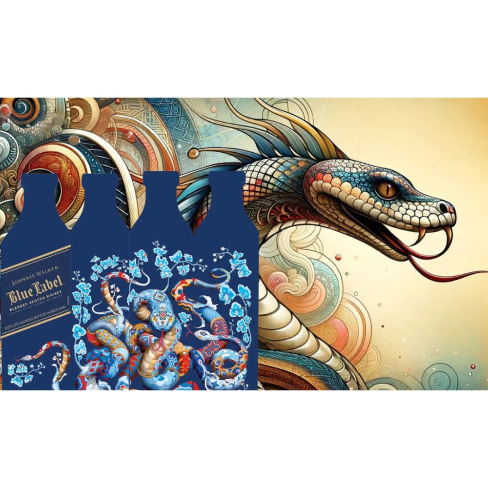 Johnnie Walker Blue Label Year Of The Snake X James Jean 750ml