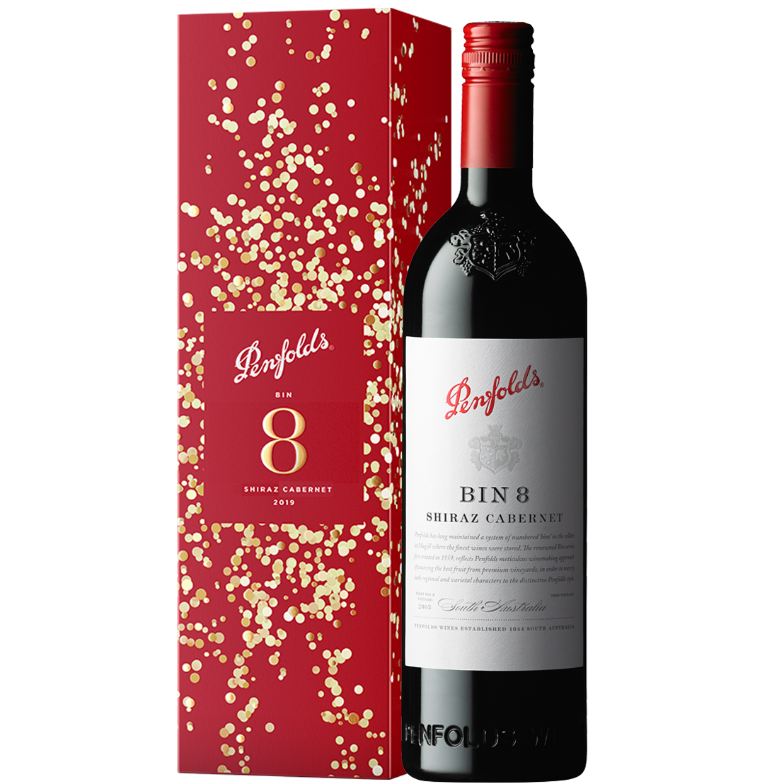 Penfolds Bin 8 Shiraz Cabernet 2019 Limited Edition 750ml