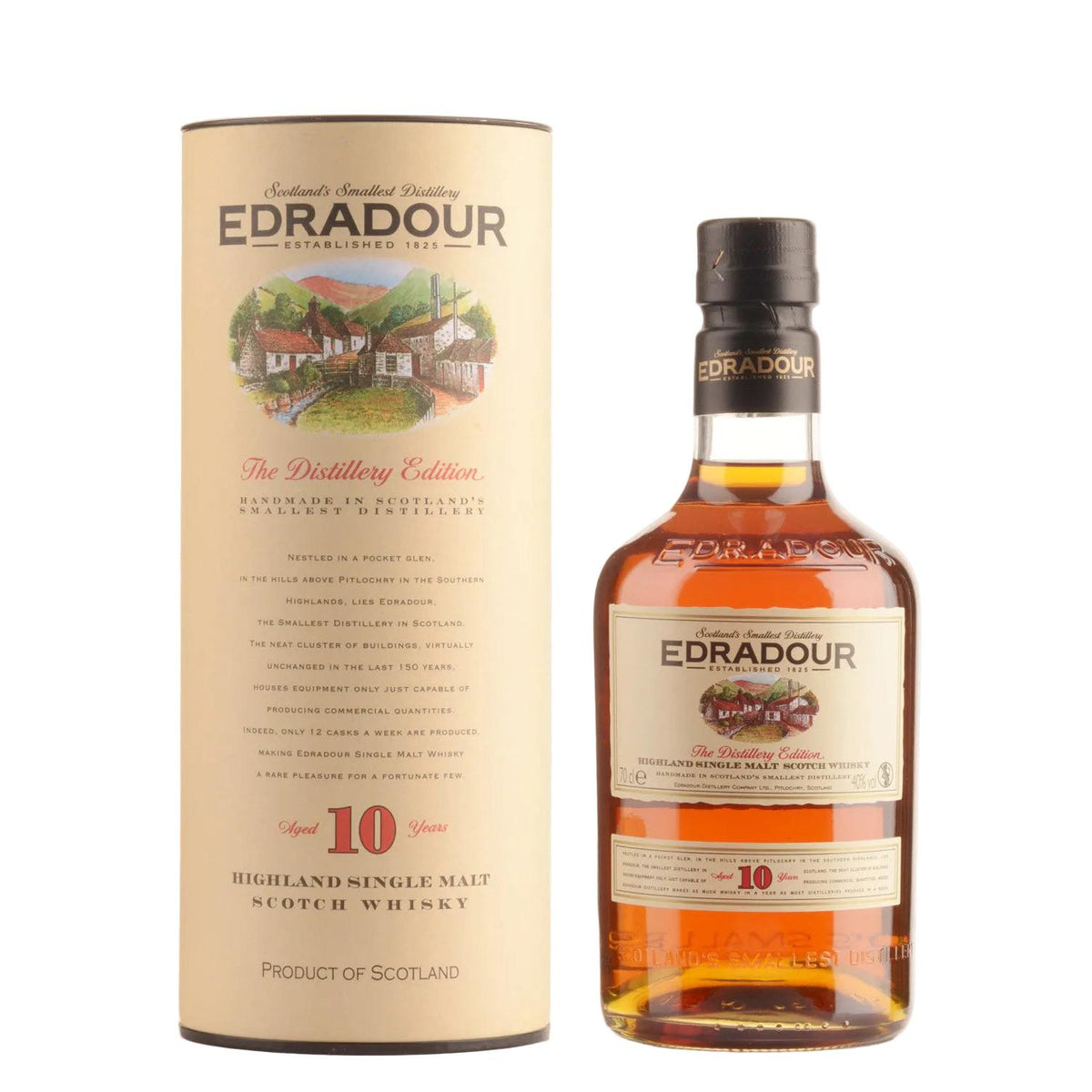 Edradour 10 Year Old Single Malt Scotch Whisky 700ml