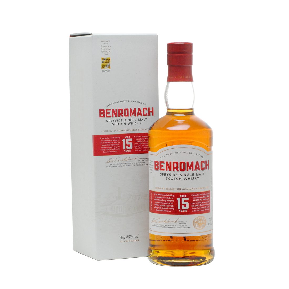 Benromach 15 Year Old Single Malt Scotch Whisky 700ml