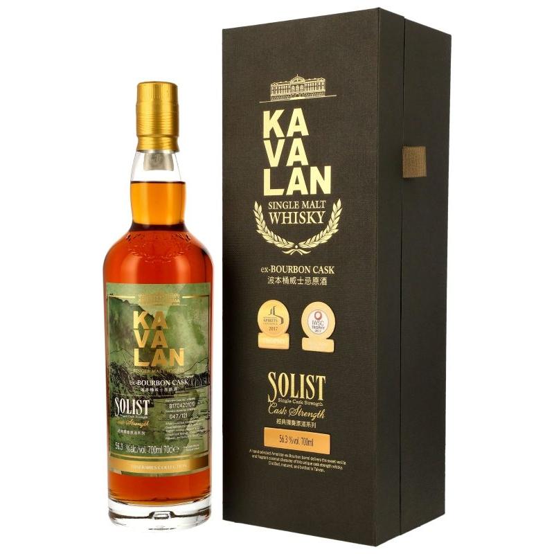 Kavalan Solist Ex-Bourbon Single Cask Strength Single Malt Whisky 700mL