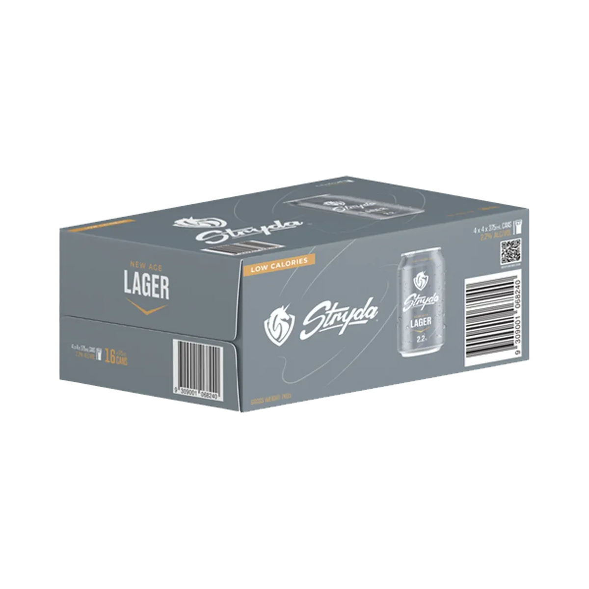 Stryda New Age Lager Cans 375ml (375mlx16)