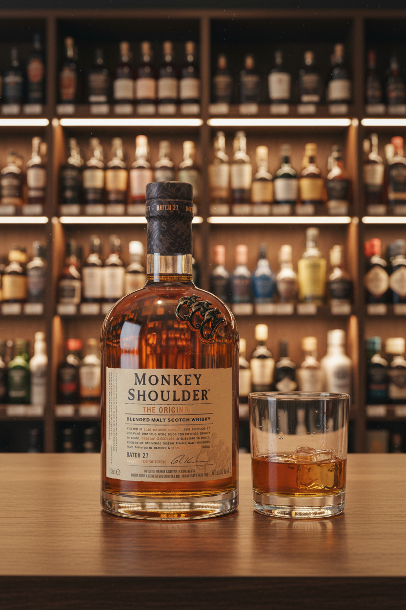 Monkey Shoulder Blended Malt Scotch Whisky 1L
