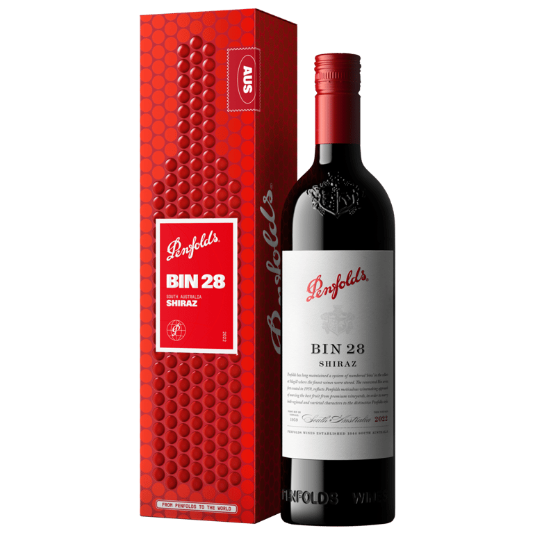 Penfolds Bin 28 Shiraz 2022 Limited Edition Holiday Gift Box 750ml