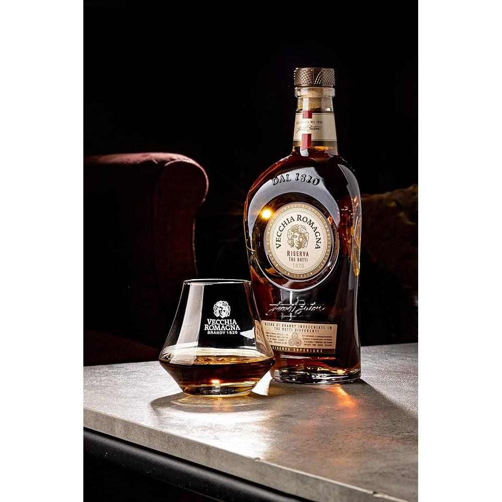 Vecchia Romagna Riserva Tre Botti 1820 Italian Brandy 700ml