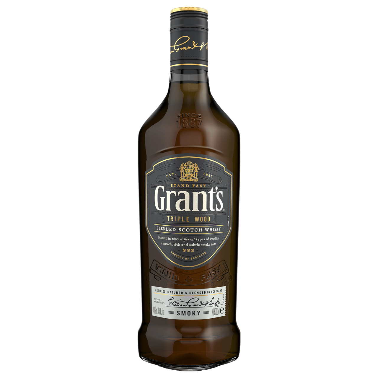 Grant's Triple Wood Smoky Blended Scotch Whisky 700ml