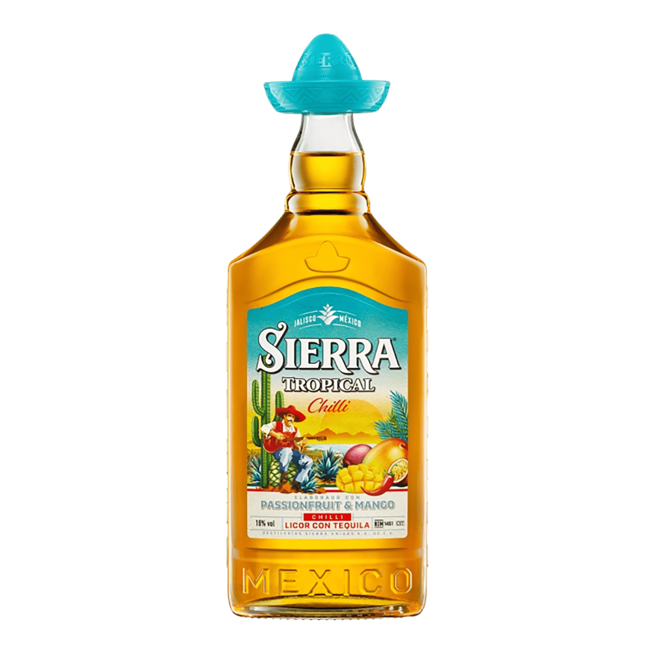 Sierra Tropical Chilli Licor Con Tequila 700ml