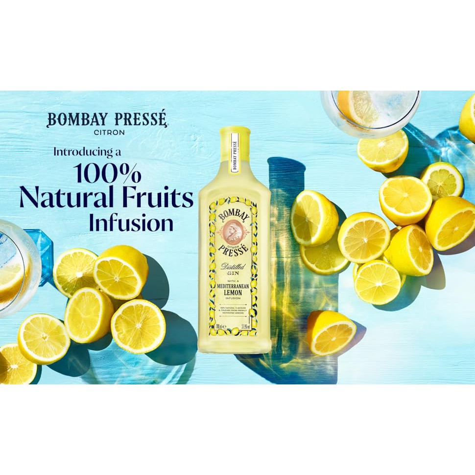 Bombay Sapphire Citron Pressé Gin 700ml