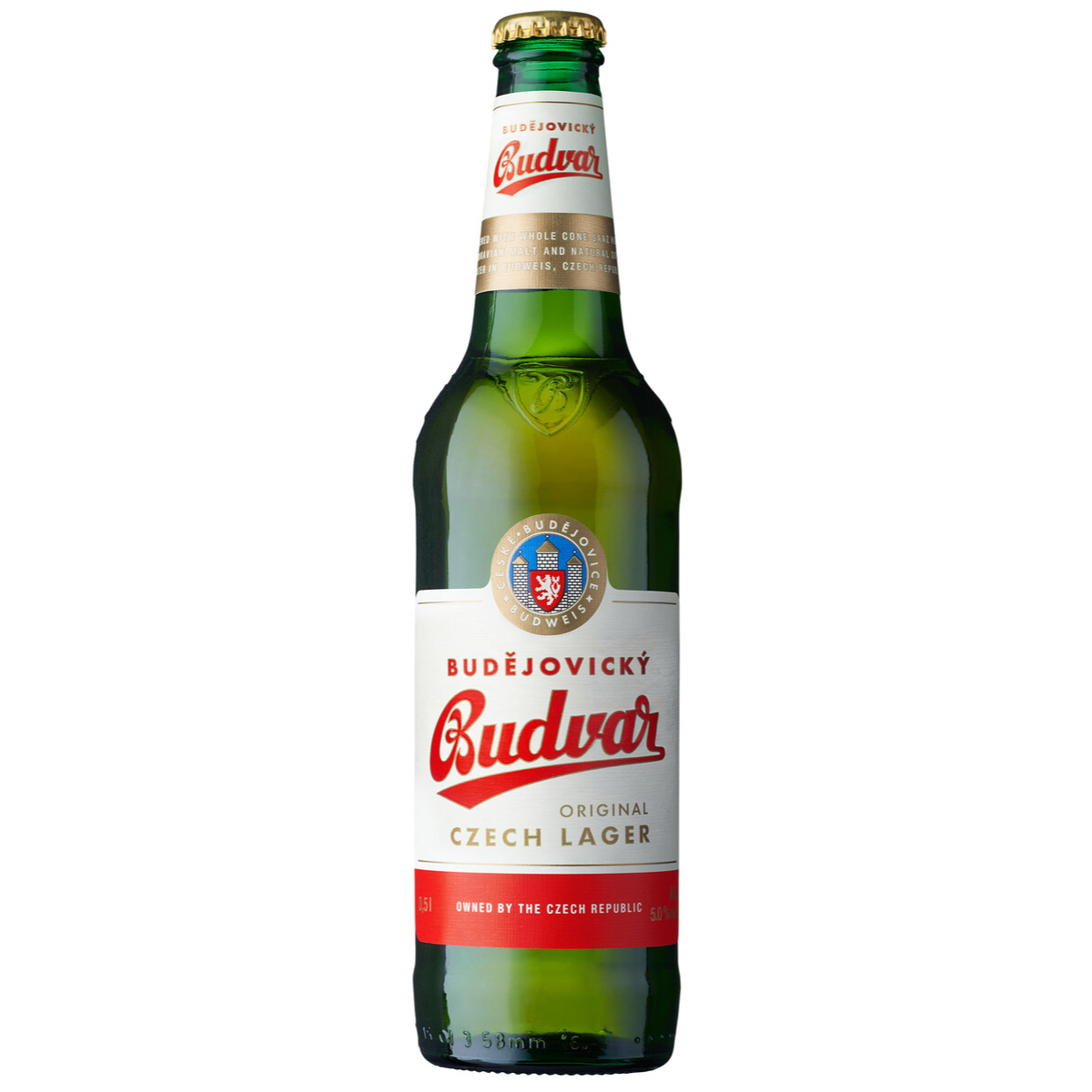 Budweiser Budvar Original Czech Lager Stubbies 24x330ml