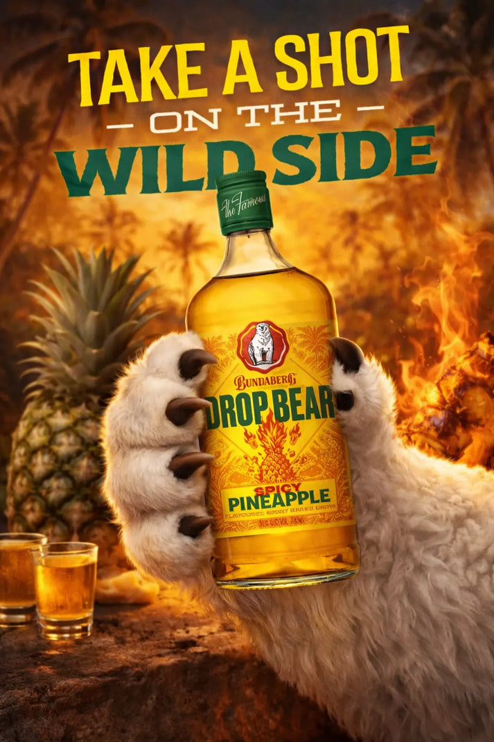 Bundaberg Drop Bear Spicy Pineapple Rum 700ml
