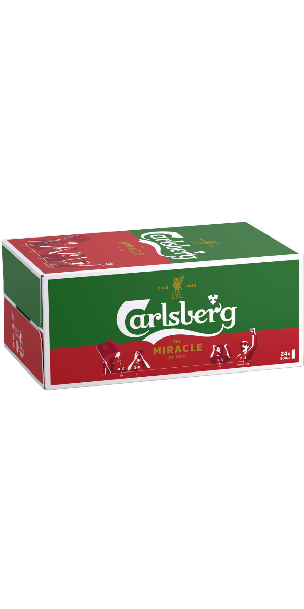 Carlsberg LFC Miracle of 2005 Limited Edition 24x500ml