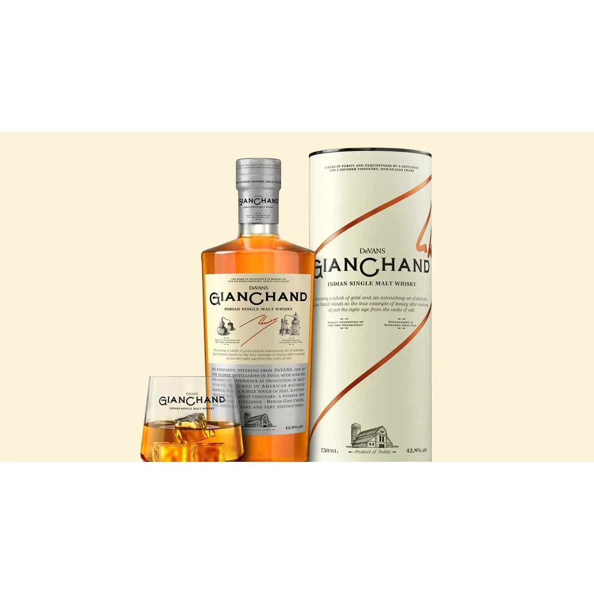 Devans Gianchand Single Malt Indian Whisky 42.8% 750ml