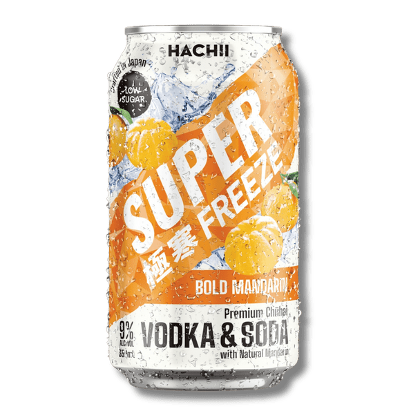 Hachii Super Freeze Bold Mandarin 24x350ml