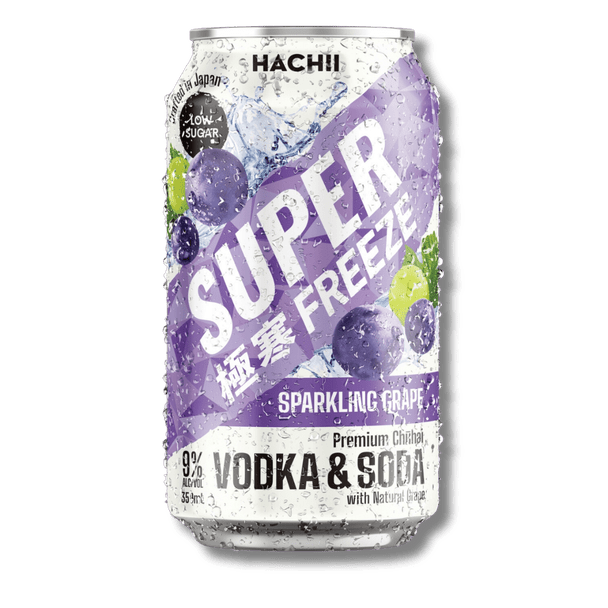Hachii Super Freeze Sparkling Grape 24x350ml