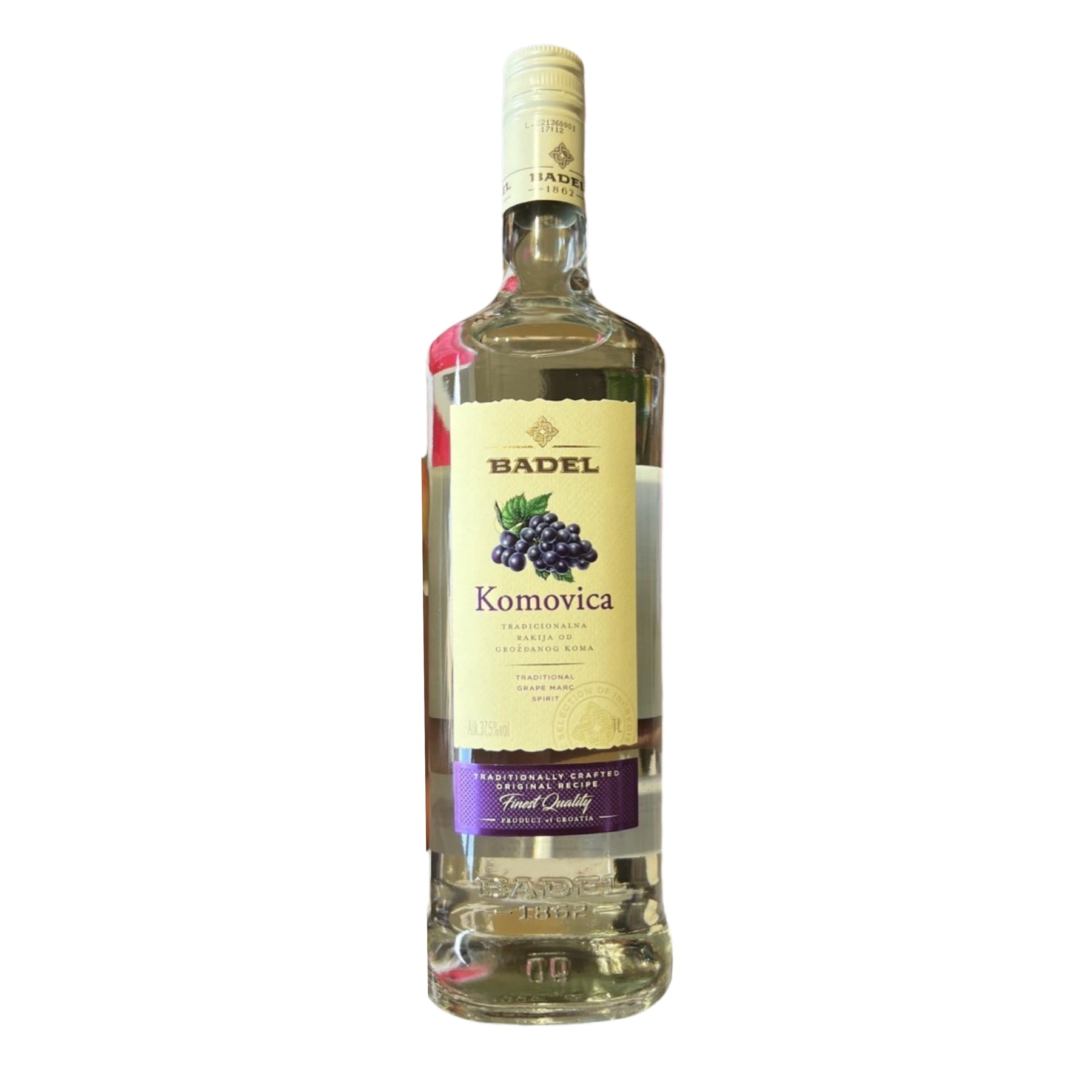 Badel Komovica Diluted Grape Brandy 1L