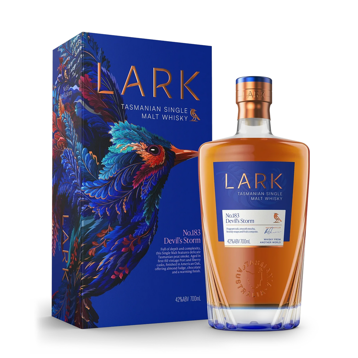 Lark Devil’s Storm No. 183 Single Malt Australian Whisky 700ml