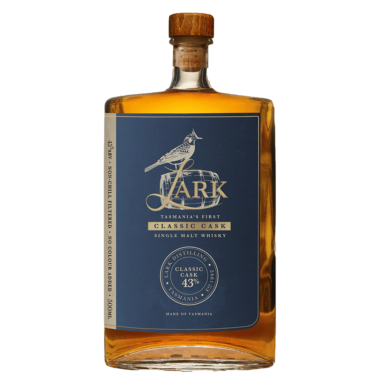 Lark Classic Cask Tasmanian Single Malt Whisky 500ml