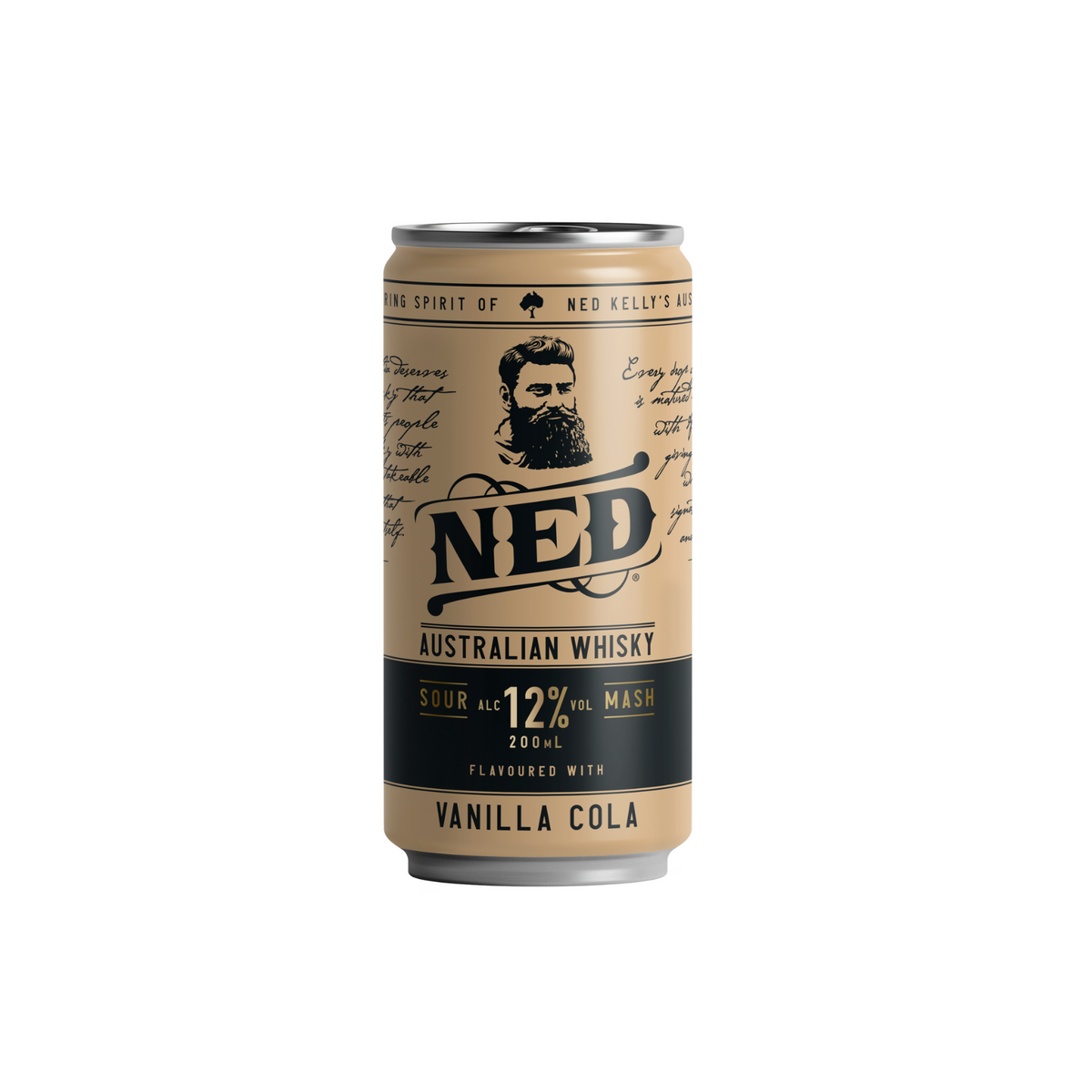 NED Australian Whisky & Vanilla Cola 12%x24 200ml