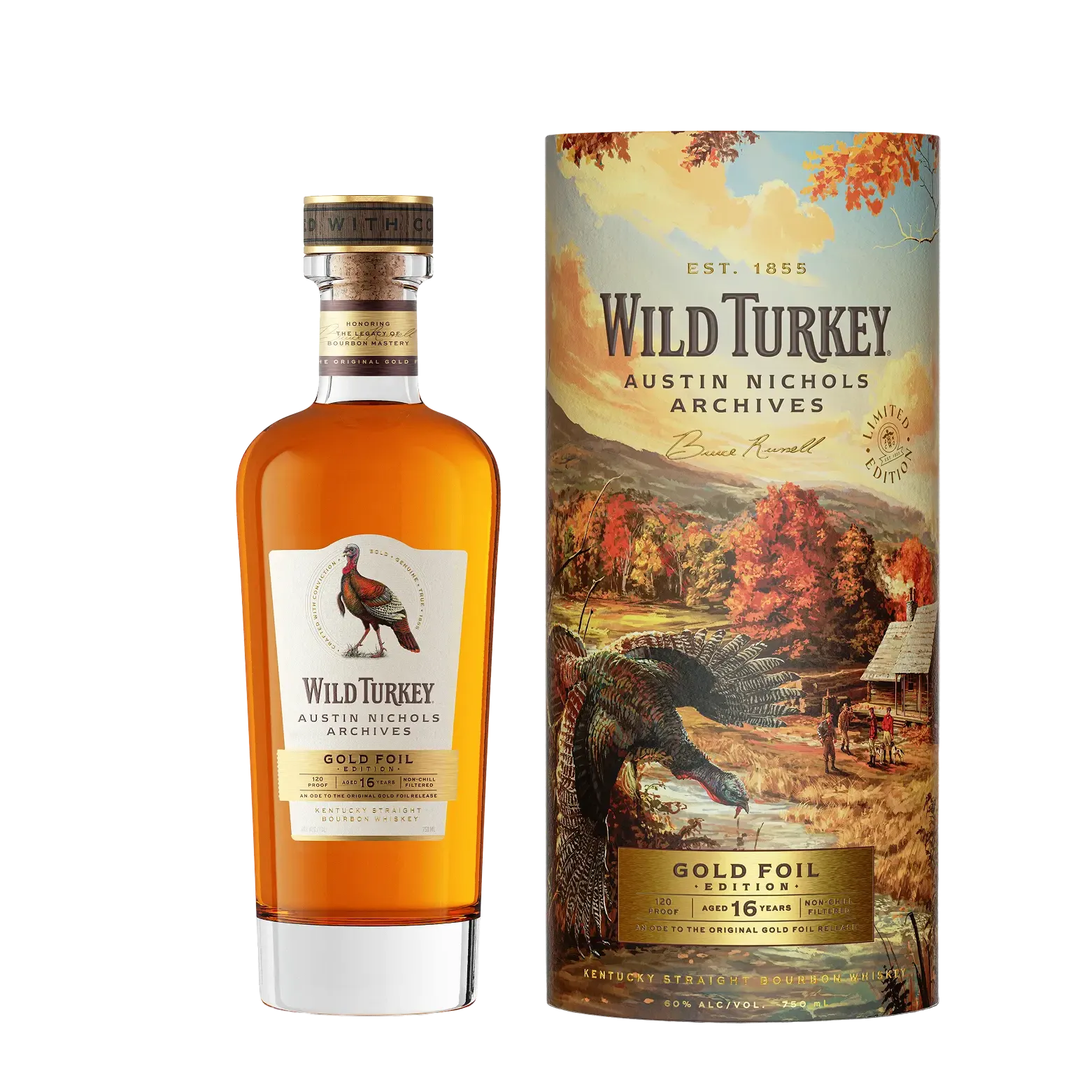 Wild Turkey Austin Nichols Archives Gold Foil Limited Edition 750ml