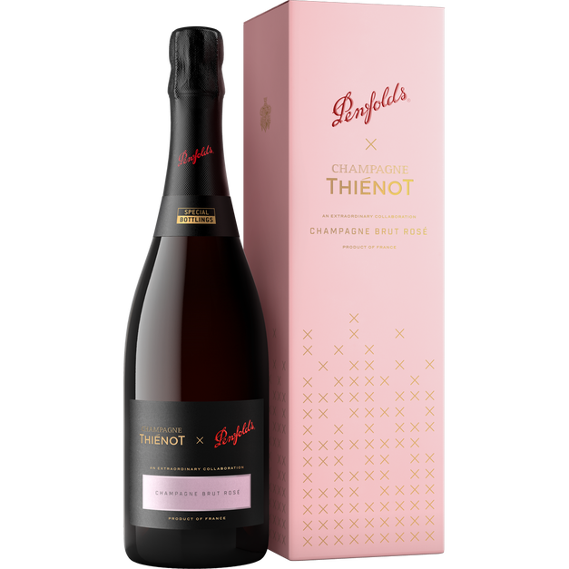 Penfolds Champagne Thienot X Penfolds Rose Champagne NV Gift Box 750ml