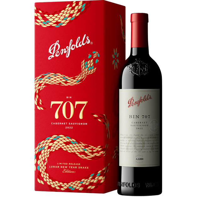 Penfolds Bin 707 Cabernet Sauvignon 2022 Lunar New Year Gift Box 750ml