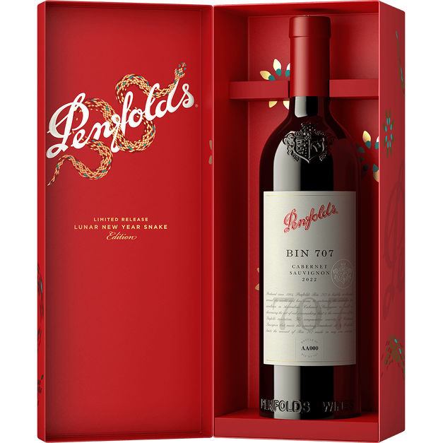 Penfolds Bin 707 Cabernet Sauvignon 2022 Lunar New Year Gift Box 750ml