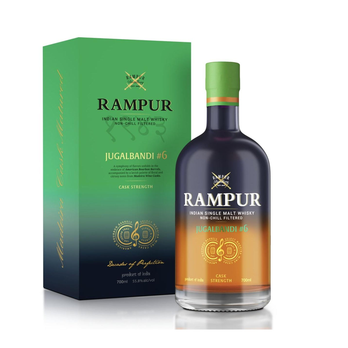 Rampur Jugalbandi #6 Single Malt Indian Whisky 700ml