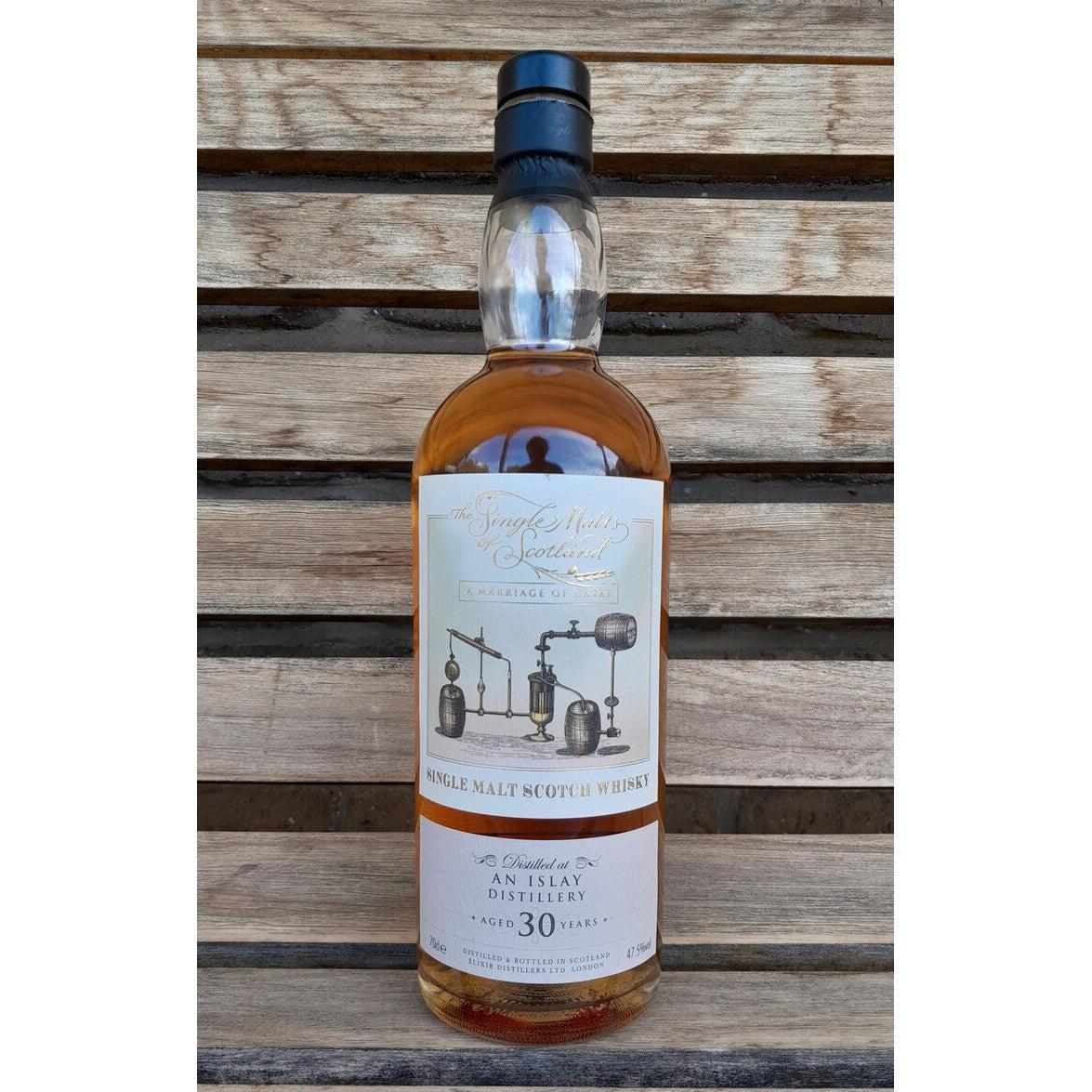An Islay Distillery 30 Year Old Single Malts of Scotland Marriage Islay Single Malt Scotch Whisky 700ml