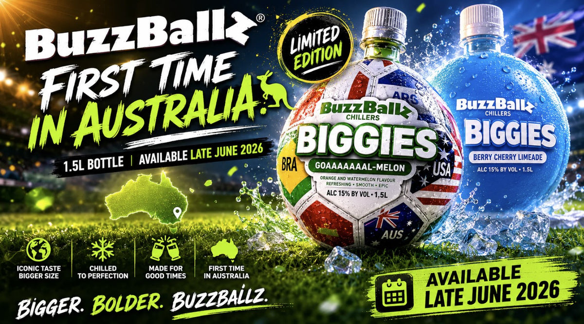 BuzzBallz Biggies GOAAAAAAL PUNCH Melon Smash Cocktail 1.5L