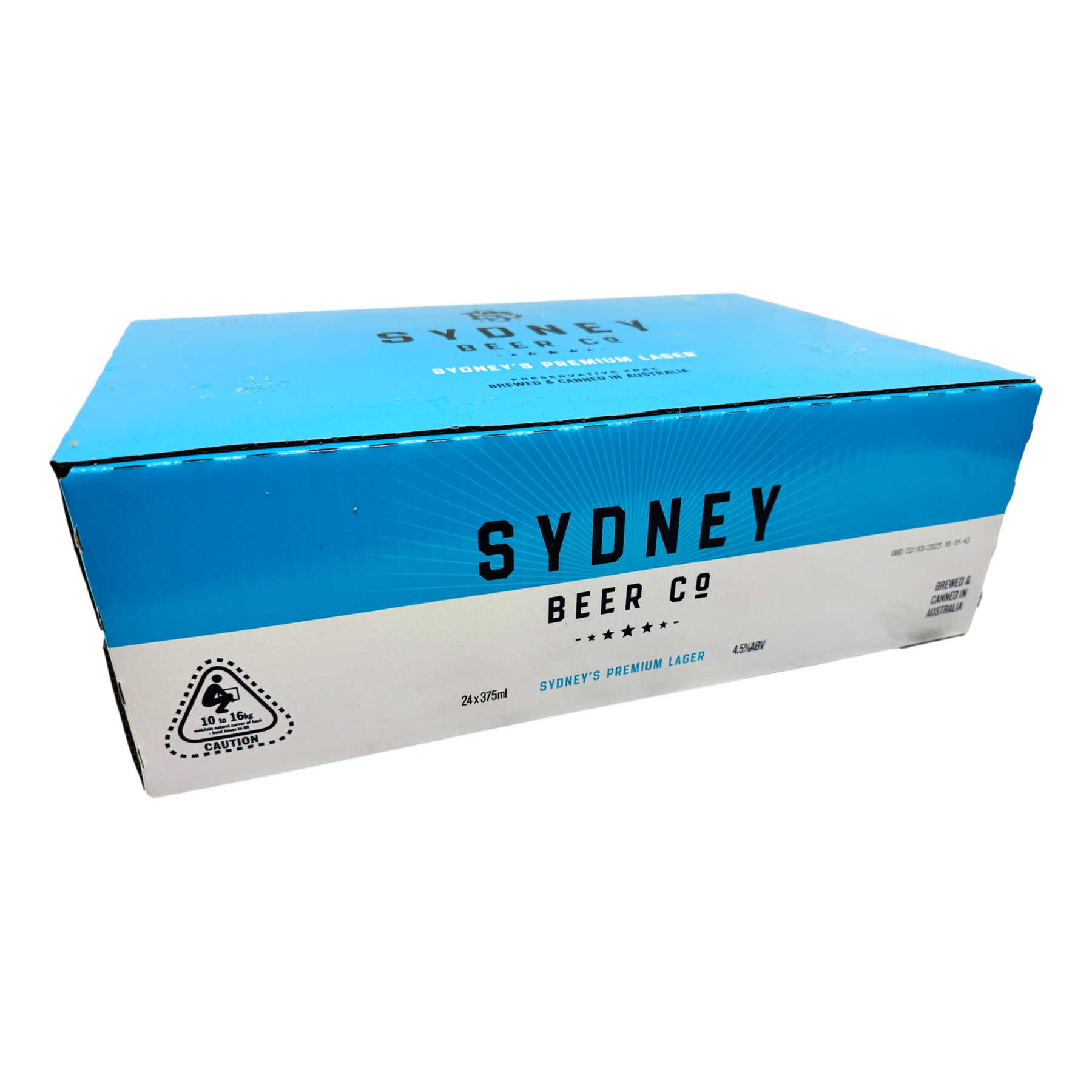 Sydney Beer Co Lager Cans 375mLx24