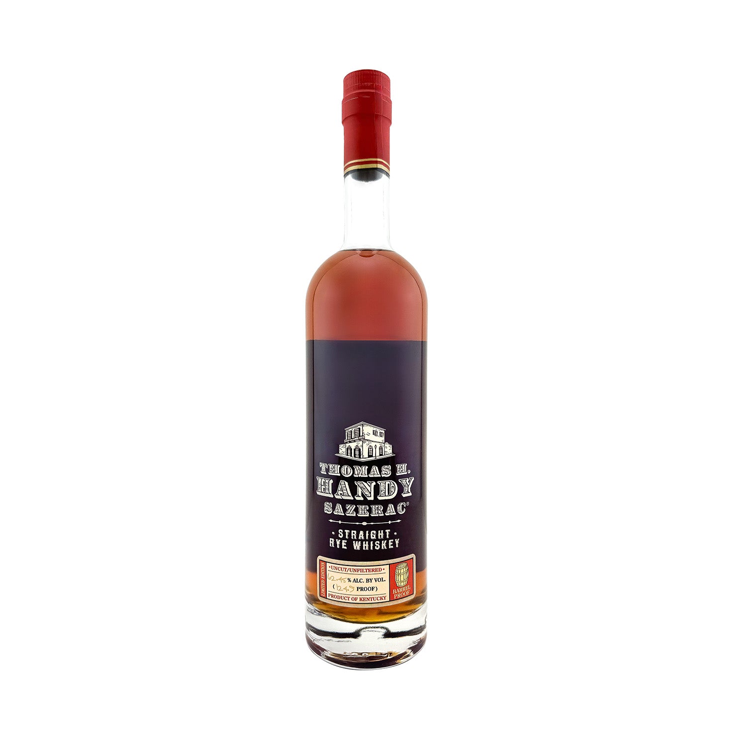 Thomas H. Handy Sazerac Barrel Proof 2023 Release 124.9 Proof (62.45%)