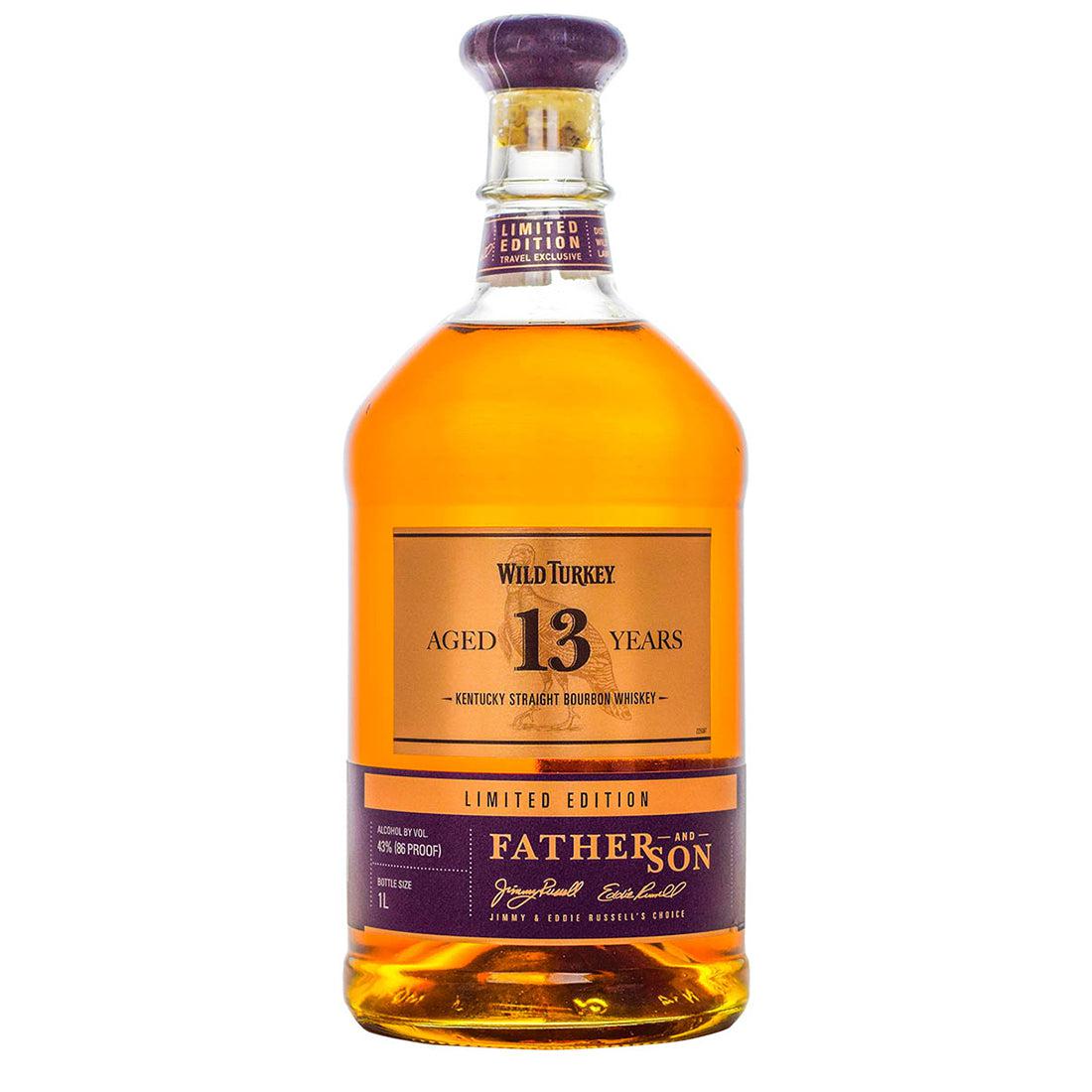 Wild Turkey 13 Year Old Father & Son Limited Edition Kentucky Bourbon Whiskey 1L