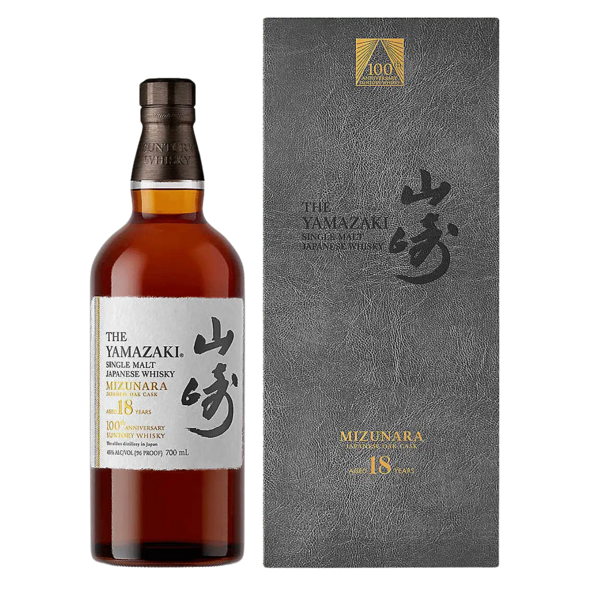 Yamazaki 18 Year Old Mizunara 100th Anniversary Japanese Whisky 700ml