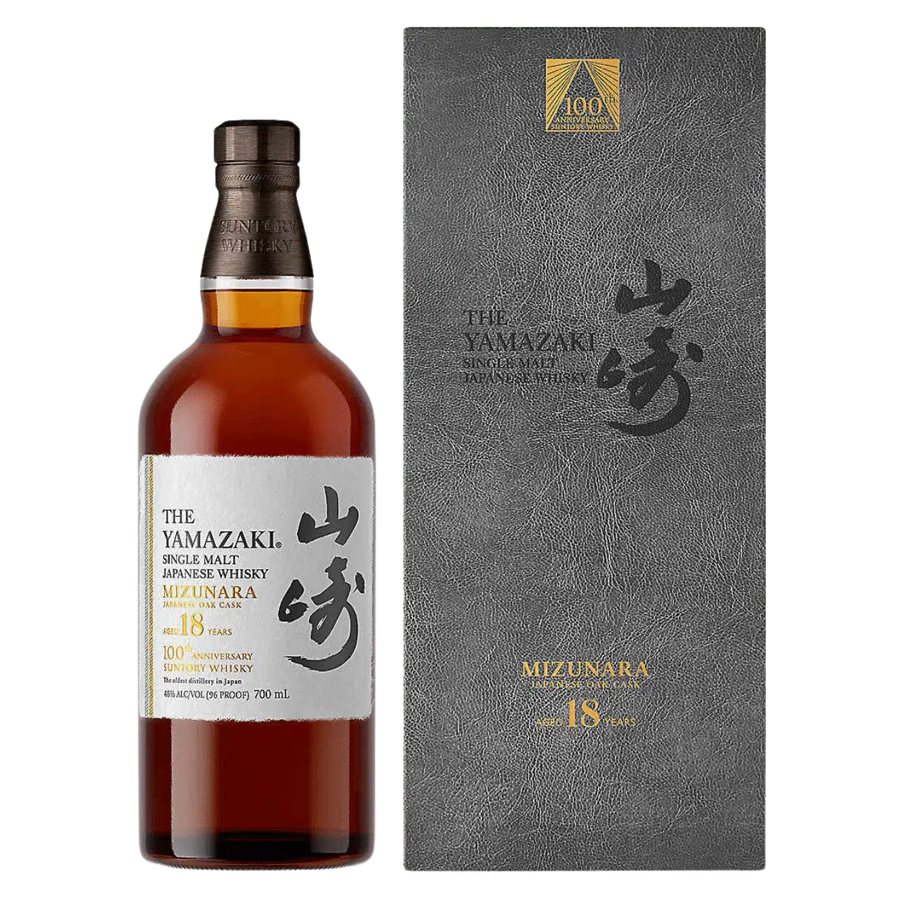 Yamazaki 18 Year Old Mizunara 100th Anniversary Japanese Whisky 700ml