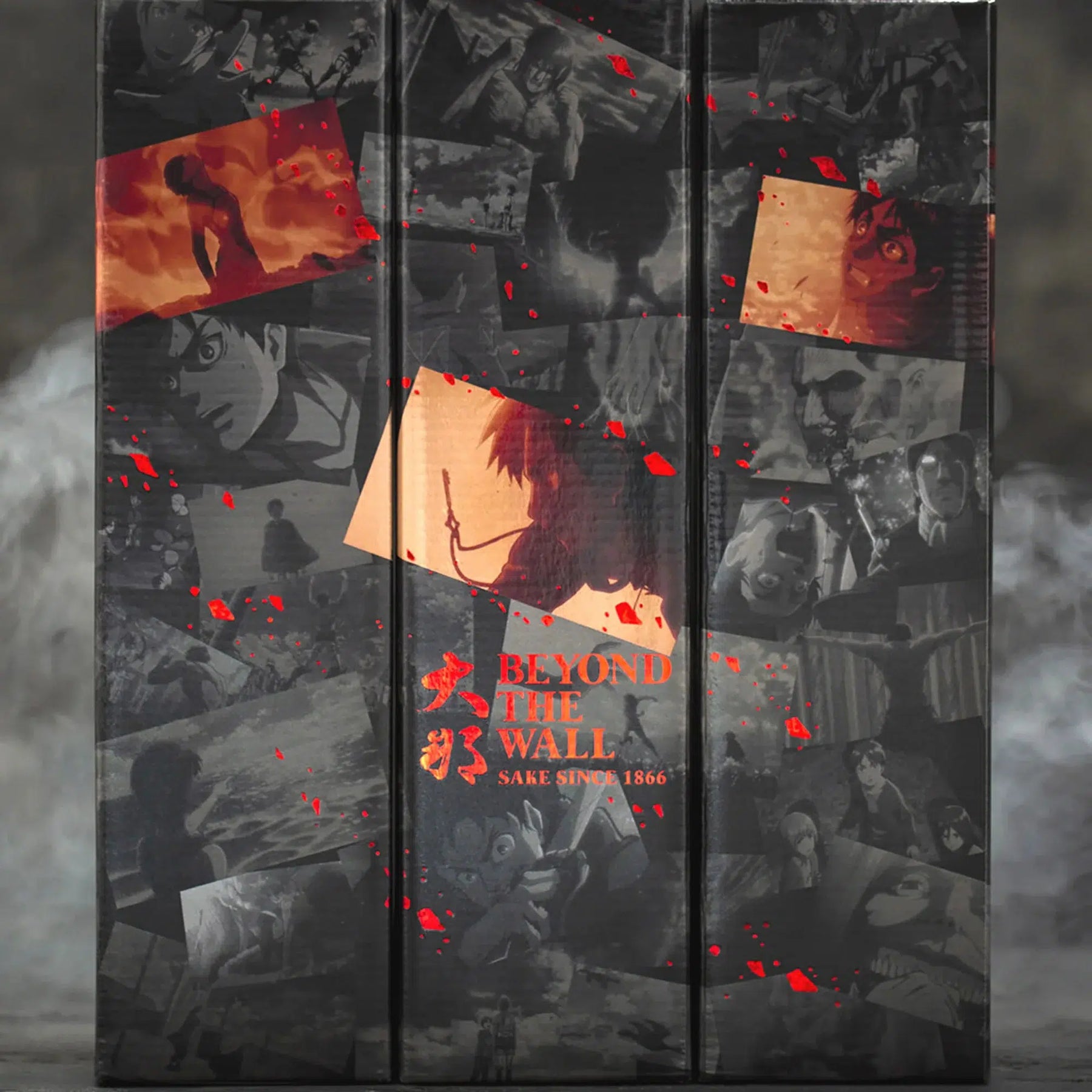 Beyond the Wall Attack on Titan Sake Set Limited Edition 4x720ml Set