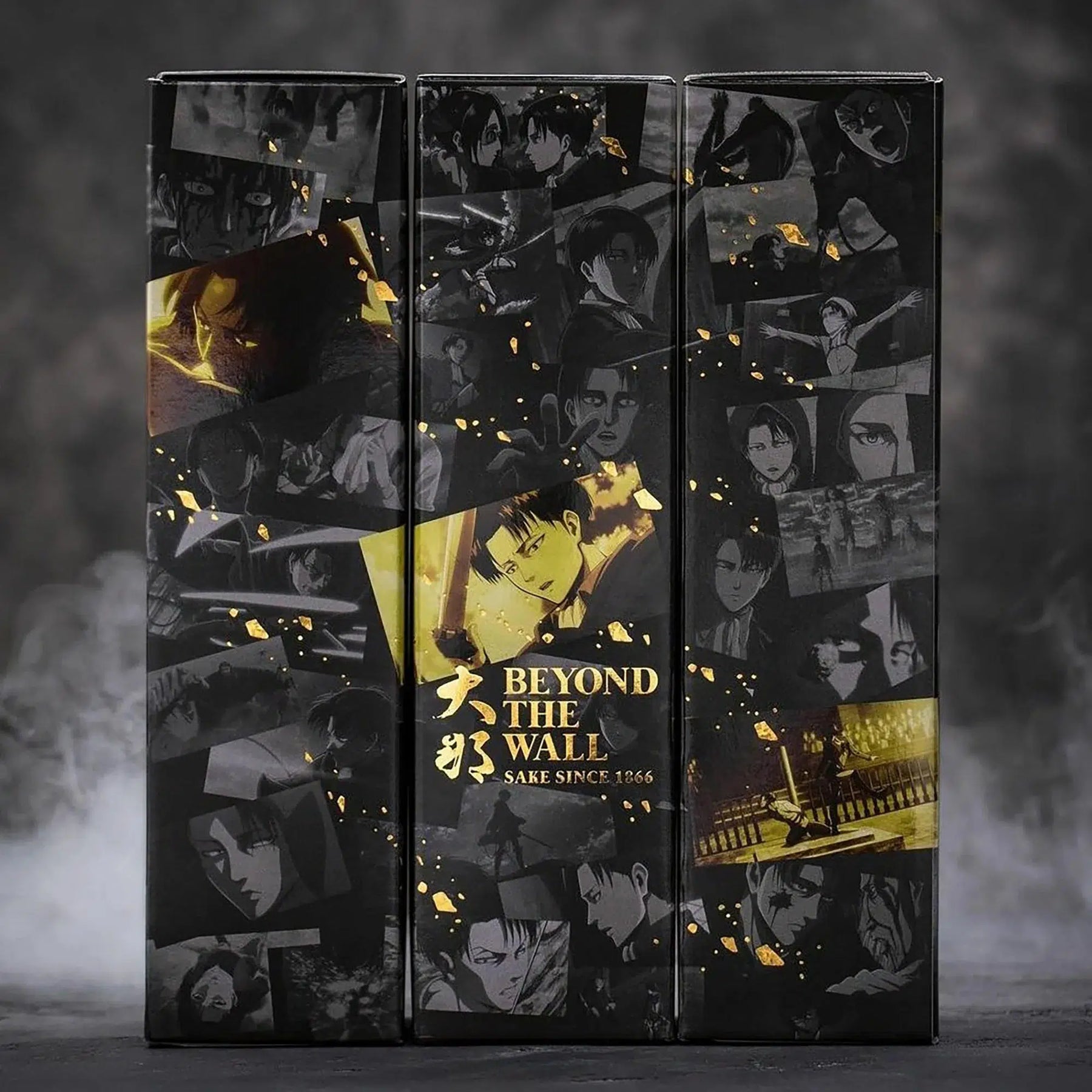 Beyond the Wall Attack on Titan Sake Set Limited Edition 4x720ml Set