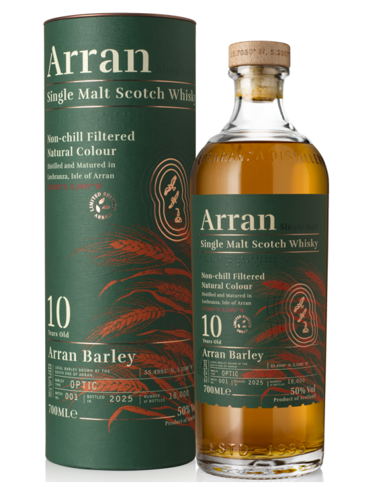 Arran Barley 10 Years Old Batch 001 Limited Edition Single Malt Scotch Whisky 700ml