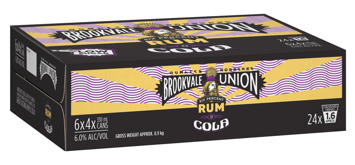 Brookvale Union Rum&Cola 6% Can 24X330ml