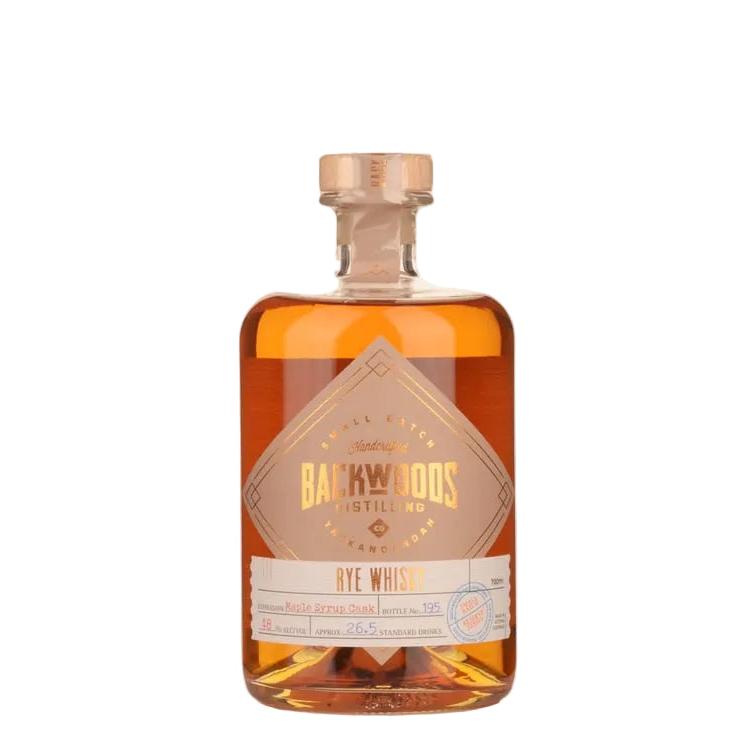 Backwoods Maple Syrup Cask Australian Rye Whisky 700ml