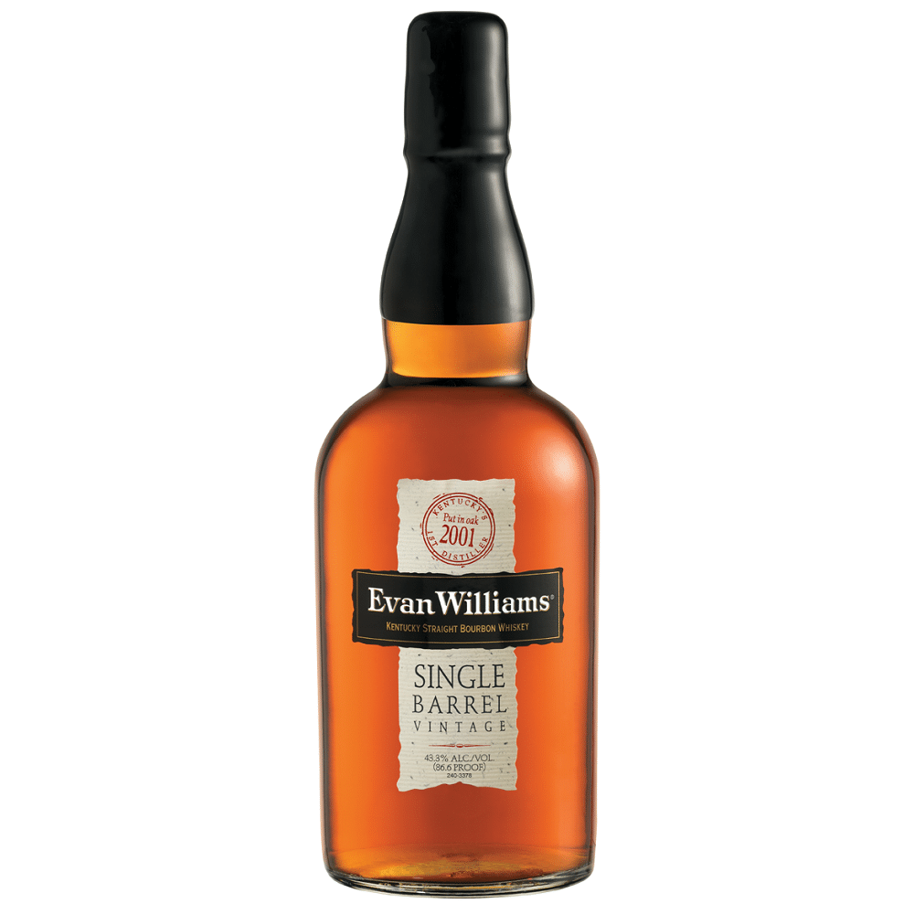 Evan Williams Single Barrel Vintage 2001 Kentucky Straight Bourbon Whiskey 750ml