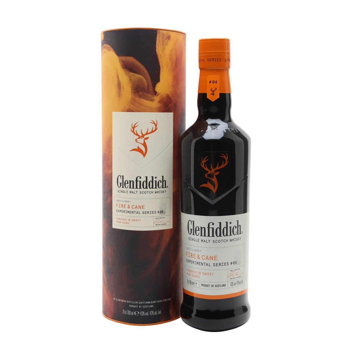 Glenfiddich Experiment 04 Fire & Cane Rum Cask Finish Single Malt Scotch Whisky 700ml