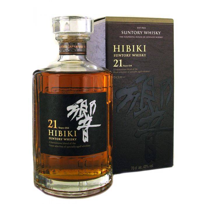 Hibiki 21 Years Suntory Japanese Whisky 700ml