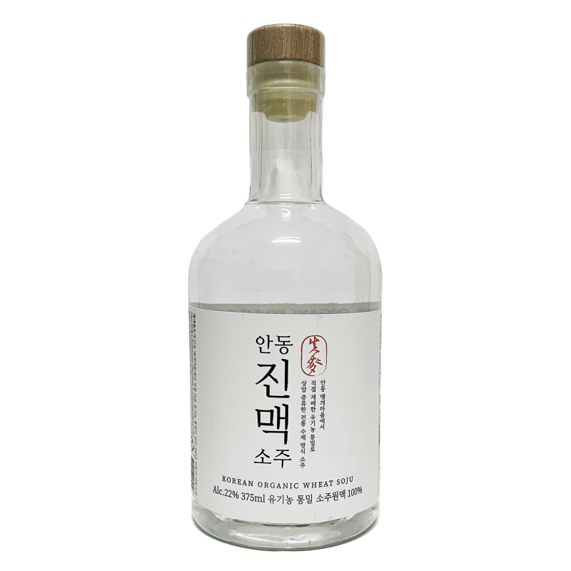 Jinmaek Organic Wheat Soju 22 375ml