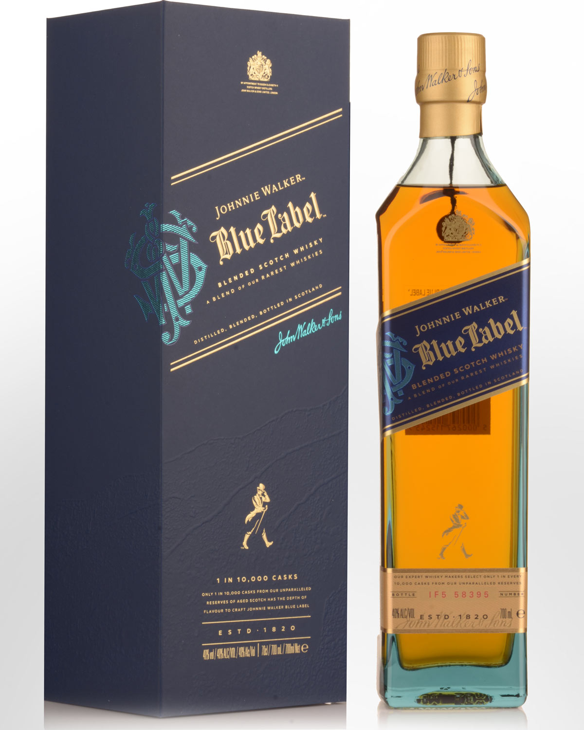 Johnnie Walker Blue Label Blended Scotch Whisky (Old Packaging) 700ml