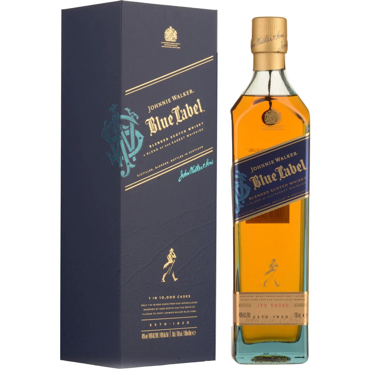 Johnnie Walker Blue Label Blended Scotch Whisky (Old Packaging) 700ml