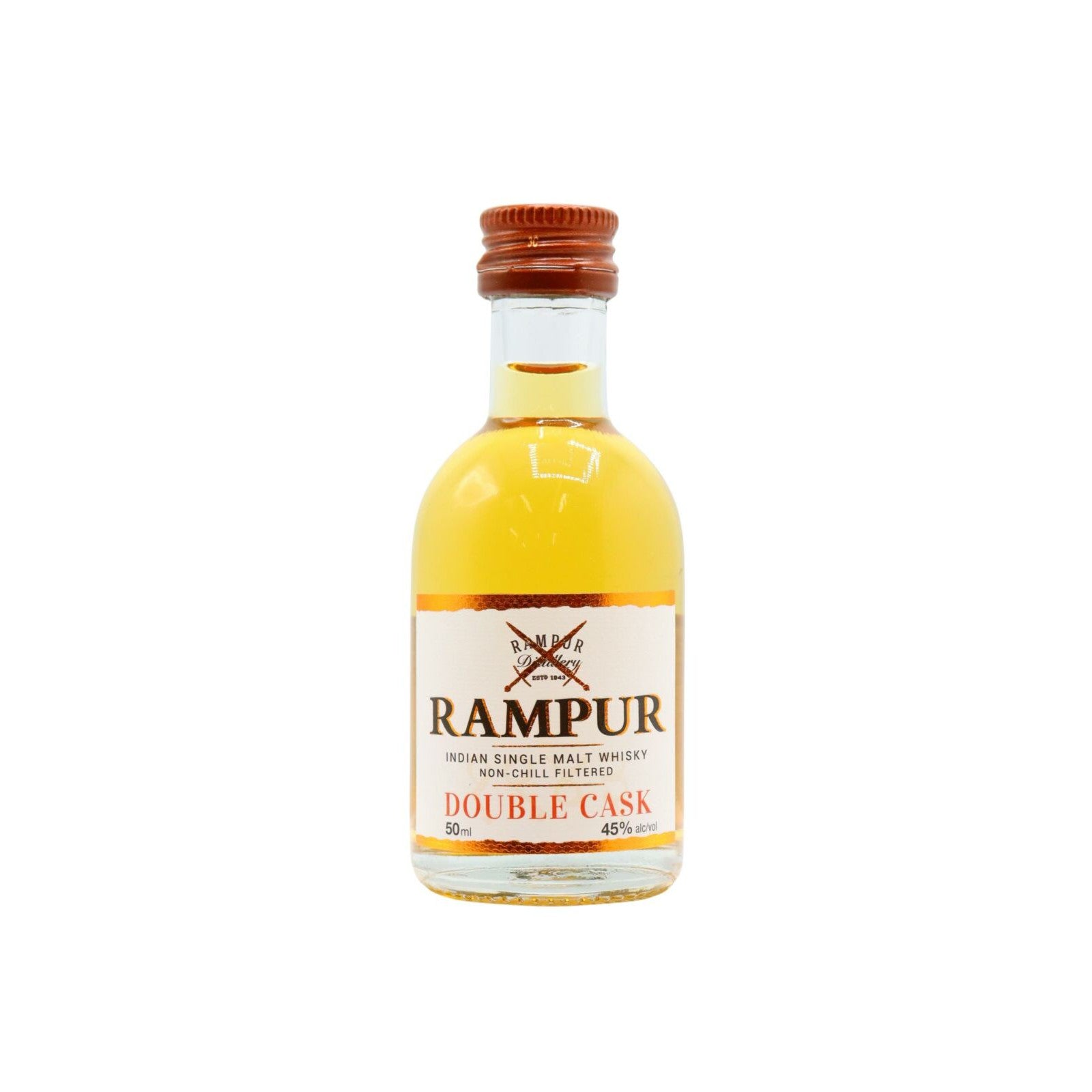 Rampur Double Cask Single Malt Whisky 50ml