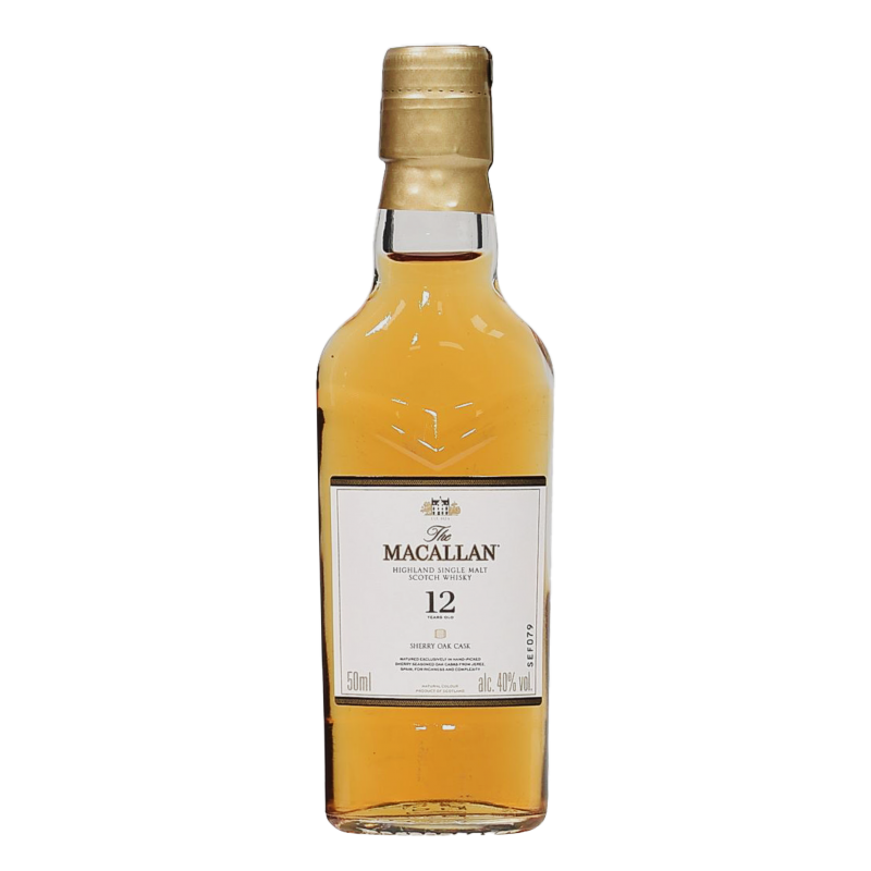Macallan 12 Year Old Sherry Oak Whisky 50ml