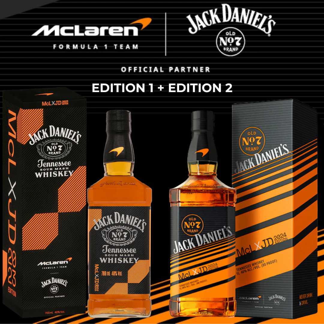 Jack Daniel's x Mclaren 2023 2024 Limited Edition Tennessee Whiskey
