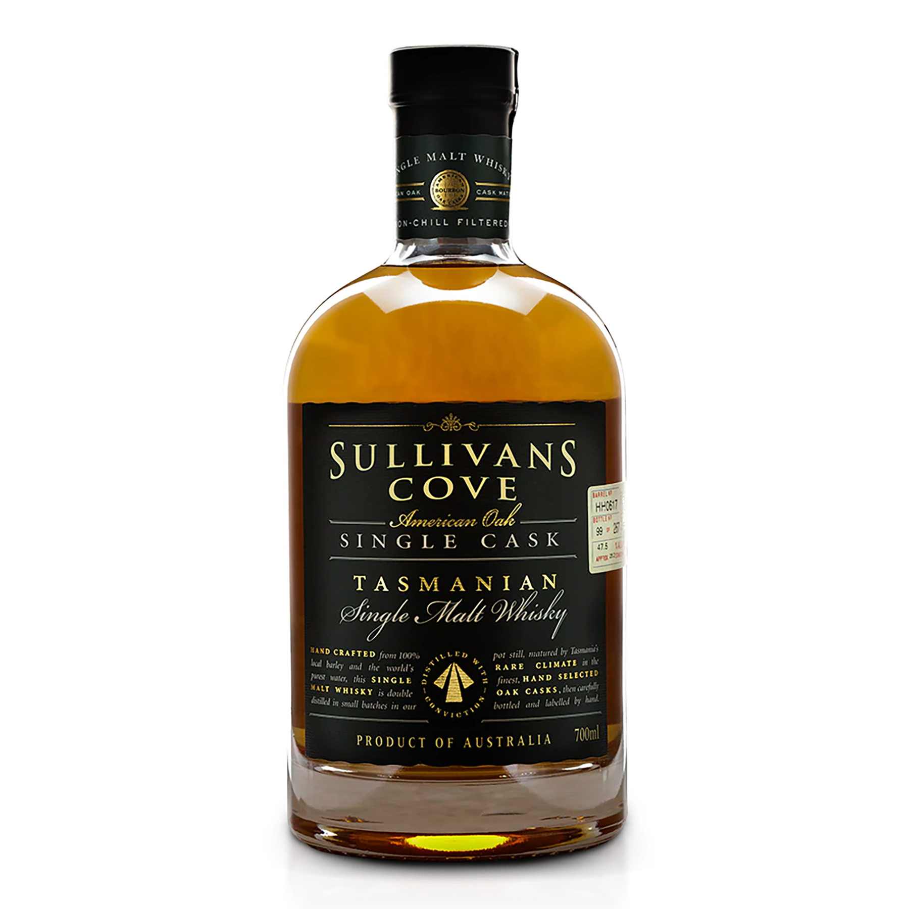 Sullivans Cove American Oak Single Cask Single Malt Whisky 700ml (TD0344)