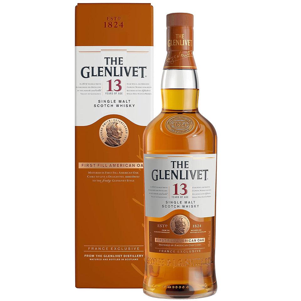 The Glenlivet 13 Year Old First Fill American Oak Single Malt Whisky 700ml